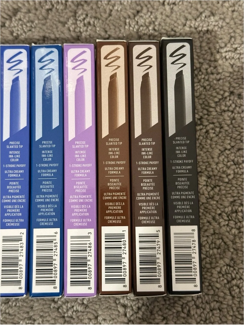BRAND NEW NYX Epic Inky Stix Cream Gel Eyeliner Waterproof Bundle of 8 Shades